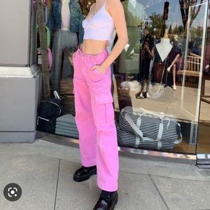 j. galt high rise curduroy cargo pants